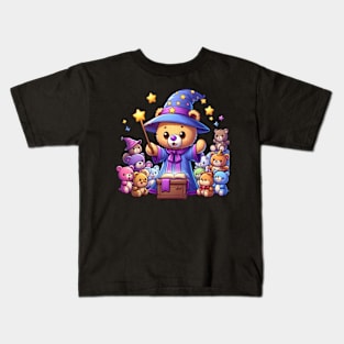 Wizard teddy bear Kids T-Shirt